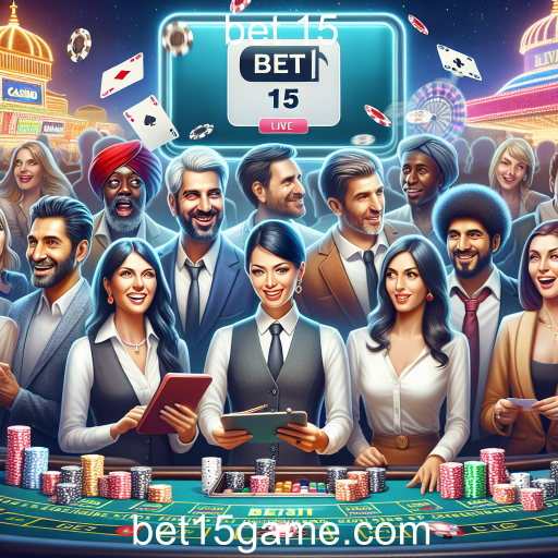 Experimente a Emoção do Cassino Ao Vivo no Bet 15
